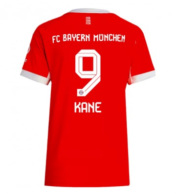 Lacne Ženy Futbalové dres Bayern Munich Harry Kane #9 2025-26 Krátky Rukáv - Domáci